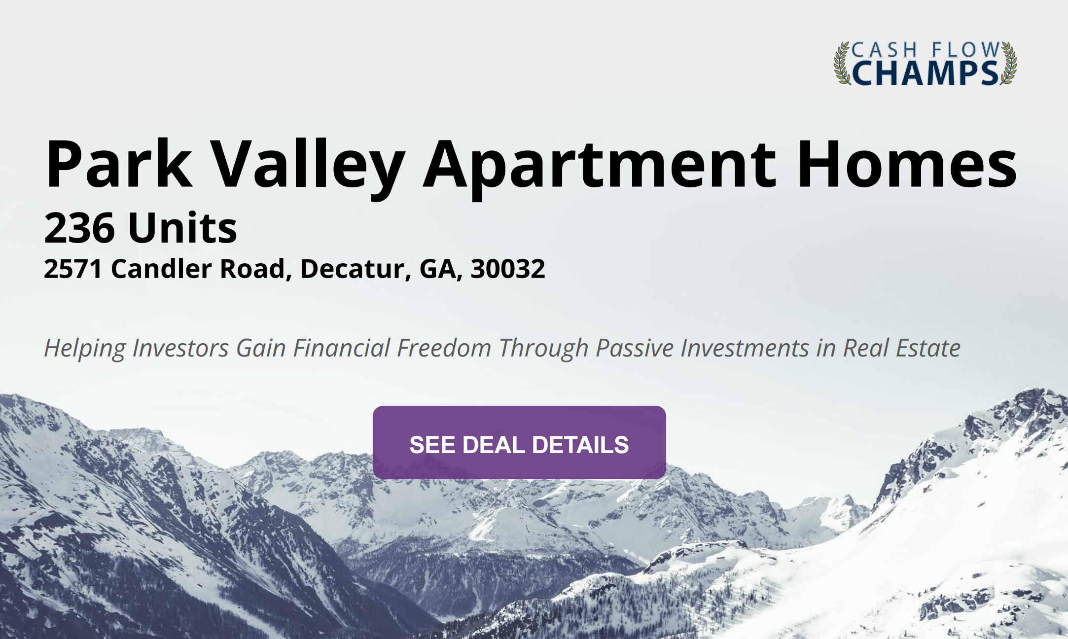 Park Valley Apartment Homes Investment Opportunity